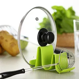 Colorful Spoon Rack Rest Pot Pan Lid Stand Holder Kitchen Cooking Utensil Tool Storage 211102