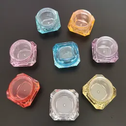 Partihandel 3G 5G Diamond Cream Box Separat flaska Eye Shadow Jar Kosmetiska Förpackning Boxar Flaskig Smaple Läppstift Sample Jars