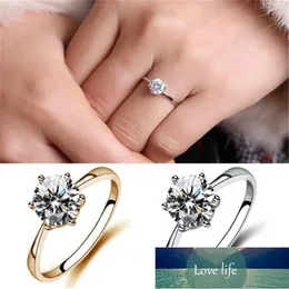 Luxury Female Small Lab Ring Engagement Ring Solitaire Wedding Rings For Women Factory price expert design Quality Latest Style Original Status