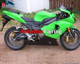 Para Kawasaki ZX-6R 2005 2006 ZX6R ZX 6R 2005 2006 Feedings Verdes cobrem Kit de Feira de Motocicleta (Moldagem por Injeção)