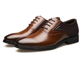 Män oxford trycker klassisk stil klänning skor läder mocka grönt brunt kaffe spets upp formellt mode