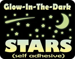 Window Stickers 2 Set 103 Pcs Star Wall Glow In The Dark 103pcs Moon Luminous Kids Room Decor Wallpaper Poster#