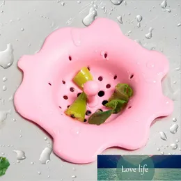 Sink anti-blocking Drainage Cover Pink Flower Shape Bathroom Sink Hair anti-blocking Floor Drain Catcher Stopper Drain Strainer1 Factory price expert design