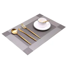 Mats & Pads Rectangle Heat Insulation Bowl Plate Cup Pad Place Mat Dining Table Decoration