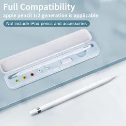 För Apple Pencil 2-fodral För Apple Pencil 1:a generationens förvaringsbox pekplatta tillbehör Portabelt resefodral med hårt fodral