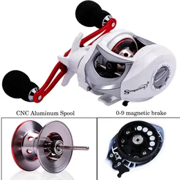 18+1BB Fishing Reel Strong Drag Power 10kg White Right/Left Handed Carp Wheels