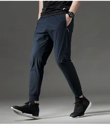 Thin Workout Sweatpants Fit Quick Dry comfortable Joggers Men Running Long Pants Gym Sports Fitness Trousers Zip pocket