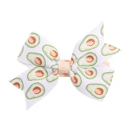 Girls Fruit Flamingo Ice Cream Print Barrettes Hairlips Hairpins Cute Kids Hair Accessories Beautiful