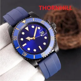 Orologio di Lusso homens assistimos de alta qualidade Mens Mecânica Automático Daydate Presidente de borracha Silicone homem relógios de pulso