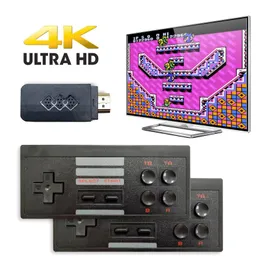 4K テレビ出力ビデオワイヤレスポータブルゲームプレーヤーハンドヘルドジョイスティック HDTV 818 レトロクラシックゲームコンソールキッズギフト