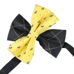 Design Mix Colors Classic Bow Tie Kwiatowe Mężczyzna Bowtie Poliester Jacquard Klatka Plaid Bows Male Party Wedding Moda Akcesoria