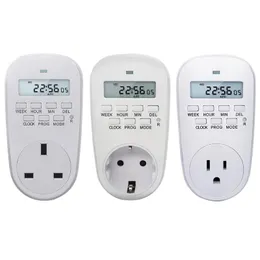 Timers Electronic Digital Timer Switch UE US FR BR Wtyczka Kitchen Outlet 230V 7 dni programowalny czas wtyczka zasilania 2021