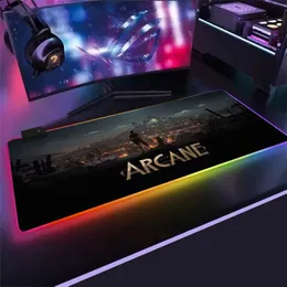 ARCANE SUPER SOFT LEDバックライトゲームマウスパッドUSB LOL