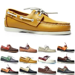Luxo Homens Casuais Sapatos Preto Mocassins Flat Slip On Mens Trainers Sneakers Tamanho 36-45 Color17