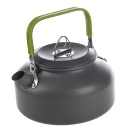 Vattenflaska 0,8L Portable Ultra-Light Outdoor Vandring Camping Survival Kettle Teapot Coffee Pot Anodised Aluminium