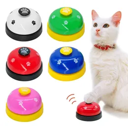 Dog Ring Bell obedience Paw Pet Dogs Training Pets Intelligence Toys Black Red Drop Ship WLL860