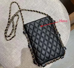 Kvinnors Mobiltelefon Bag Fashion Sterling Chain Bag Mini One-Shoulder Crossslung Små Pocket Pocket Plånbok Storlek: 18cm * 11cm