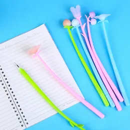 Tulip Flower Gel Stifte Set Kreative Nette Stift Schule Schüler Geschenke Preise Schreibwerkzeuge 0.5mm Topf Form Großhandel