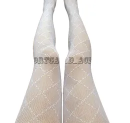 Calzini con lettere ad incastro Calzini da donna sottili e traspiranti Leggings da donna INS Calze vintage di moda Calzini collant bianchi neri