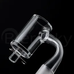 DHL !!! 25mmod 흡연 전체 용접 쿼츠 Enail Banger 금속 리테이너 클립 10mm 14mm 18mm 남성 암컷 2.5mm 벽 e 유리 봉을위한 손톱