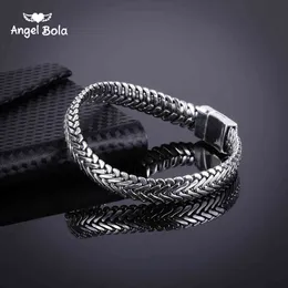 Antiga cor prata moda punk bracelete para mulheres diy pulgles encantos braceletes homens pulseira jóias presentes B1019-16