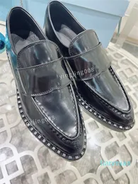 Top Quality Women Dress Shoes Flat casual low-top wedding party design business formal loafer social chunky 35-40 zh211009
