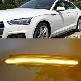 2PCS dla Audi A4 S4 RS4 B9 A5 S5 RS5 2016 2017 2018 2019 Dynamic Turn Signal LED LED LED Wing Lampa lusterka lusterka wstecznego