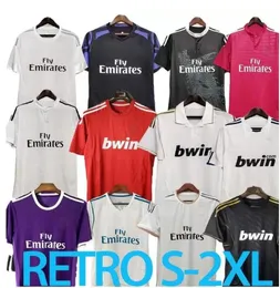 2001-2007 Seedorf Raul Zidane Beckham Mens Retro Soccer Jerseys 2011-2018 Francisco Gento Sergio Ramos Camicia da calcio a maniche lunghe