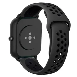 Dubbelfärg Silikonklockbandband för Samsung Galaxy Watch 4 Classic 46mm 42mm för Huawei Iwatch G2 44mm 40mm 20mm Silicon Sport Strap