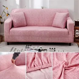 Geometrisk linje Print Elastic Sofa Cover Spandex Modern Polyester Corner Couch Slipcover för vardagsrum 1/2/3/4 Seits 211207