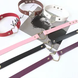 Harajuku kalp cezalandırıcı kolye seksi pu deri kadın yaka esaret goth kemer karanlık gotik punk vintage mücevher chokers