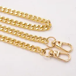 Металлический золотой ремешок-цепочка для сумки 40-160 см, металлическая алюминиевая цепочка для сумочки, аксессуары для DIY, запасные части для сумок, аксессуары