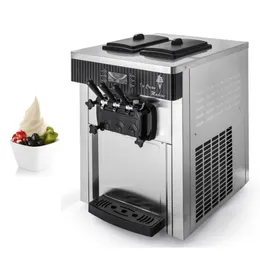 Commercial Soft Serve Ice Cream Machine Vending Stainless Steel Automatic Sundae Makers 220V 110V