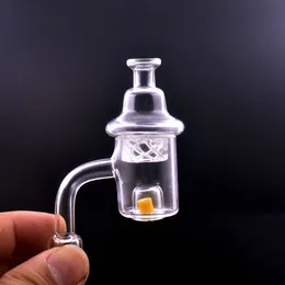 Mais novo design de quartzo banger prego com núcleo termocromático amarelo Evan shore quartzo banger prego com girando colorido