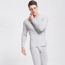 Men Thermal Underwear Long Johns Men Autumn Winter Tops+Pants 2 piece Set Keep Warm Thick Plus Size L-2XL Termica Homem 210910