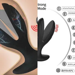 Dispositivo di espansione NXY Vibrador De Tap￳n Anal scarga El￩ctrica Para Hombres, Masajeador Pr￳stata Inal￡mbrico, Remoto, Expansor Aanl, Juguete Sexual Sm 1207