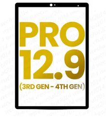 20 قطع الجبهة الخارجي شاشة اللمس زجاج عدسة استبدال لباد برو 12.9 1 2 3 4 5 A1670 A1652 A1876 A2069 A2378 A2461 A2462
