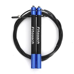 Speed Jump Rope Ball Bearing Metal Handle Sport Skipping,Stainless Steel Cable Crossfit Fitness Equipment 220216