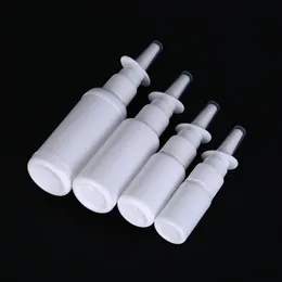 2022 Ny 10 ml 20ml 30ml 50 ml tom plast Nasal Spray Flaskor Pump Sprayer Mist Nose Sprayer Refillerbar flaska för medicinsk förpackning