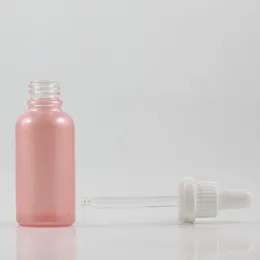 Storage Bottles & Jars 30ml Pink Empty Cosmetic Packaging Container With White Dropper
