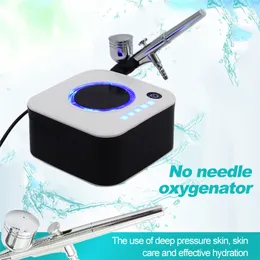 Högtryck nano spray syre injektor maskin skönhet hydrering anti rynkor akne ansikte renare hudvård hem spa ansikte ångare