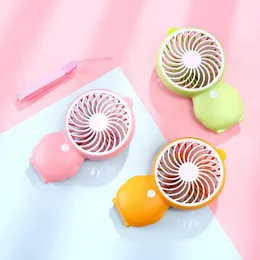 Colorful mini fan, hands-free cooling, portable LED light + USB charging, multi-color can be selected