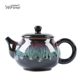 Yefine Chinese Ceramics Cups Saucersの創造的なティーポット