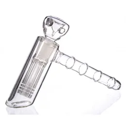 Bubbler Perc Glass Pipes 18mm Hammer Dabbing Rig Water Pipe with Bowl Smoking Glass oil Burner Pipe Tobacco