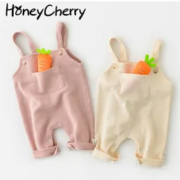 spring climbing clothes cute baby sling romper girl 210515