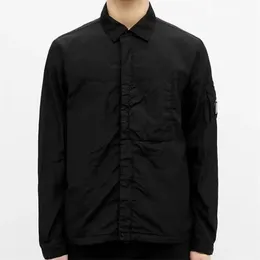 Vår och höst Enkel Versatile Herr Jackor Lapel Zip Shirt Outdoor Sport Ytterkläder Verktygsrock European American Trend Brands