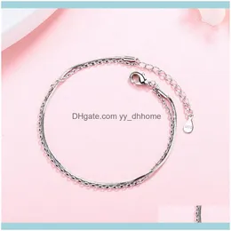 Collegamento, Jewelrylink, Catena Arrivo Trendy Doppi strati Collegamento Serpente Bracciale con ciondoli Nastro tibetano Braccialetti moda donna Amici Regalo Goccia Del