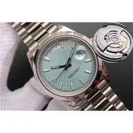 N V7 Slutlig version 40mm Luxury Mens Automatic Day Date Movement Mechanical Watches 228239 228206 Rostfritt stål President Rand