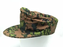 Tomwang2012. WWII German Army Spring and Autumn Oak M43 Reversible High Quality Cap Camouflage Hat Military War Reenactments Outdoor Hats