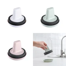 Temizleme Sünger Fırça Mutfak Temiz Malzemeleri Topu Fırçalar Kirli Eller Scrub Kolu ile Temiz RRD7258